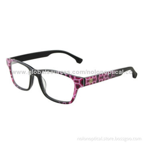 Spot Acetate Material Eyeglasses Frame
